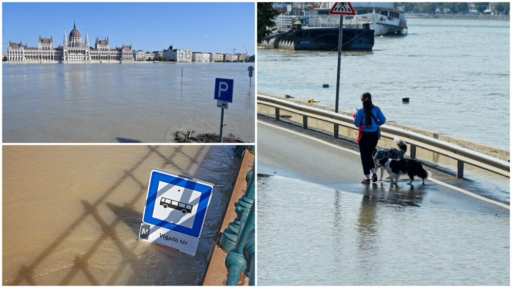 Cum arată Budapesta după ce a fost inundată de Dunăre. Imagini dramatice din capitala Ungariei. GALERIE FOTO - Imaginea 1