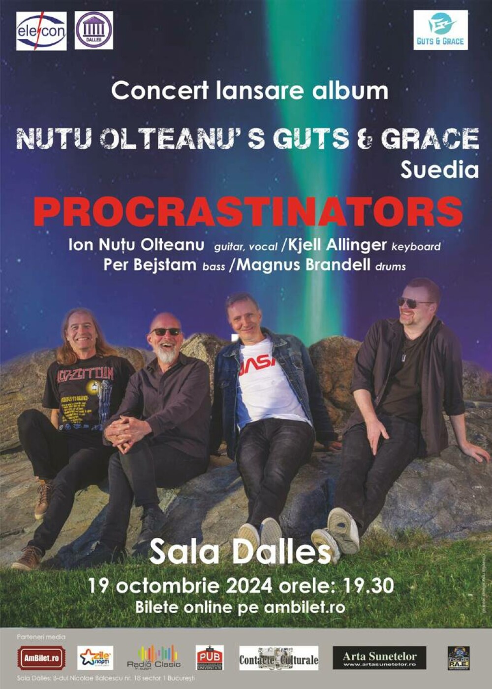 Formația Guts & Grace, în care cântă Nuțu Olteanu, își lansează primul album, ”Procrastinators”. Concert în București - Imaginea 4