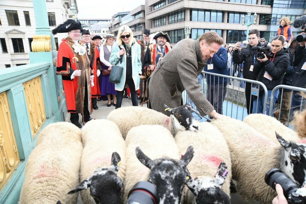 Un star de la Hollywood a trecut cu oile peste un pod din Londra. FOTO & VIDEO - Imaginea 2