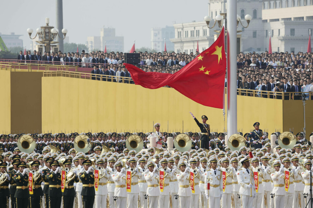 Xi Jinping, la uriașa paradă de la Beijing: ”China este de neoprit”. Liderul chinez, flancat de Putin și Kim Jong Un - Imaginea 15