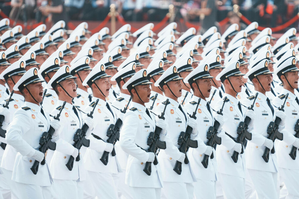 Xi Jinping, la uriașa paradă de la Beijing: ”China este de neoprit”. Liderul chinez, flancat de Putin și Kim Jong Un - Imaginea 43