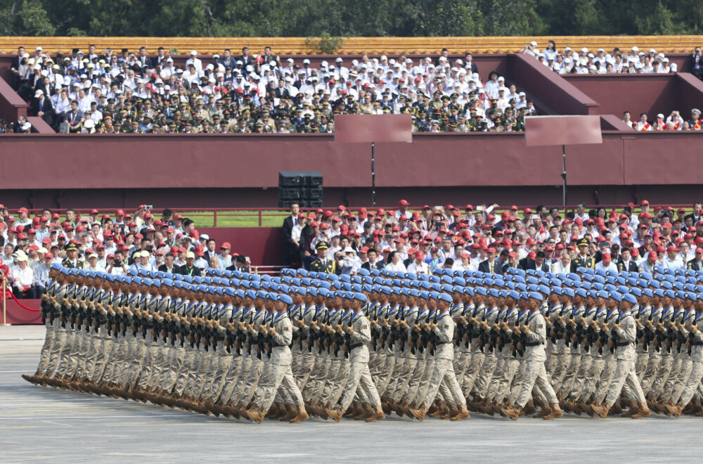 Xi Jinping, la uriașa paradă de la Beijing: ”China este de neoprit”. Liderul chinez, flancat de Putin și Kim Jong Un - Imaginea 48