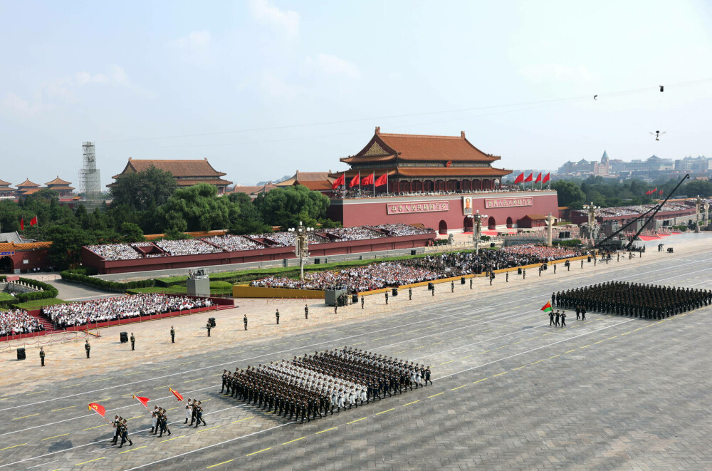 Xi Jinping, la uriașa paradă de la Beijing: ”China este de neoprit”. Liderul chinez, flancat de Putin și Kim Jong Un - Imaginea 70