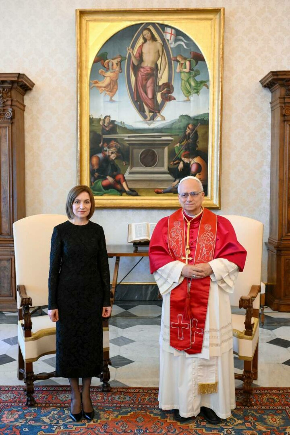 Maia Sandu a fost primită de Papa Leon: ”Țară mică, cu inimă mare”. Mesajul Vaticanului despre Moldova - Imaginea 2