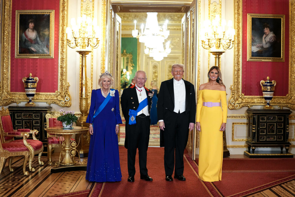 FOTO | Kate Middleton și Melania Trump, apariție memorabilă la Castelul Windsor. Cum au fost surprinse de fotografi - Imaginea 22