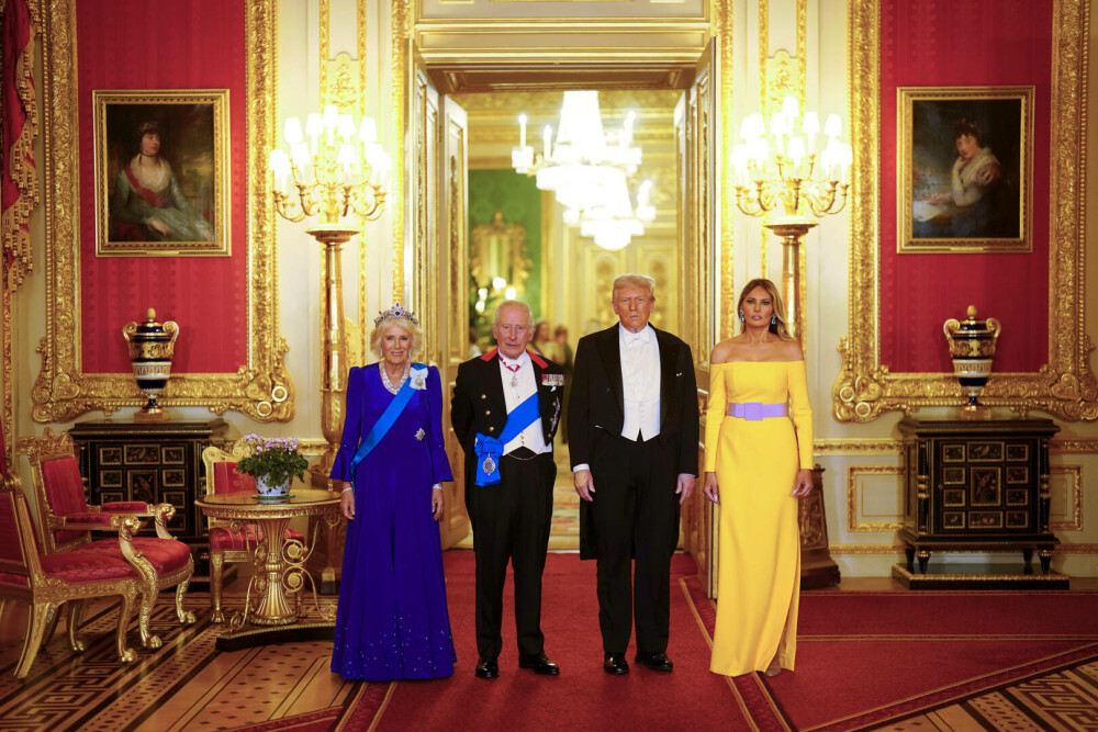 FOTO | Kate Middleton și Melania Trump, apariție memorabilă la Castelul Windsor. Cum au fost surprinse de fotografi - Imaginea 20