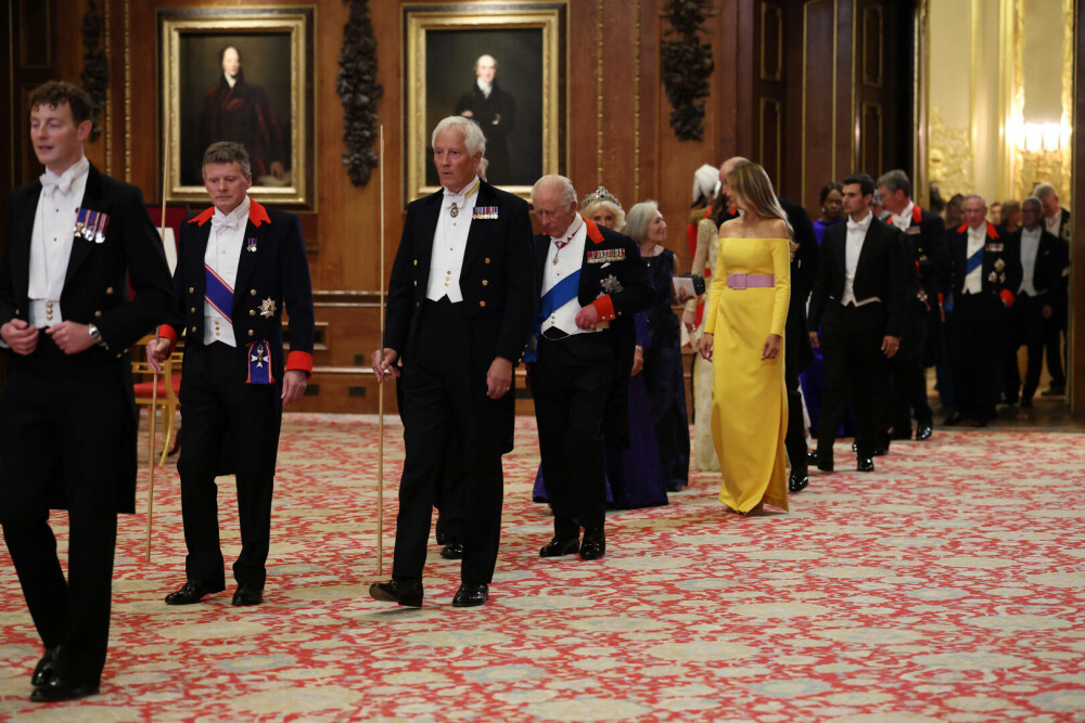 Donald și Melania Trump au părăsit Marea Britanie. Vizita istorică a președintelui SUA, în imagini. GALERIE FOTO - Imaginea 16