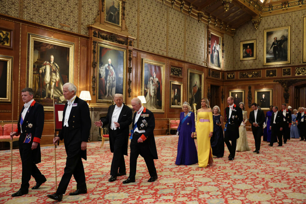 FOTO | Kate Middleton și Melania Trump, apariție memorabilă la Castelul Windsor. Cum au fost surprinse de fotografi - Imaginea 17