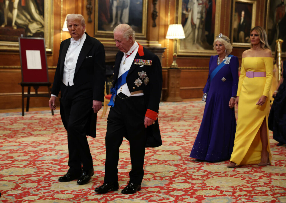 FOTO | Kate Middleton și Melania Trump, apariție memorabilă la Castelul Windsor. Cum au fost surprinse de fotografi - Imaginea 16