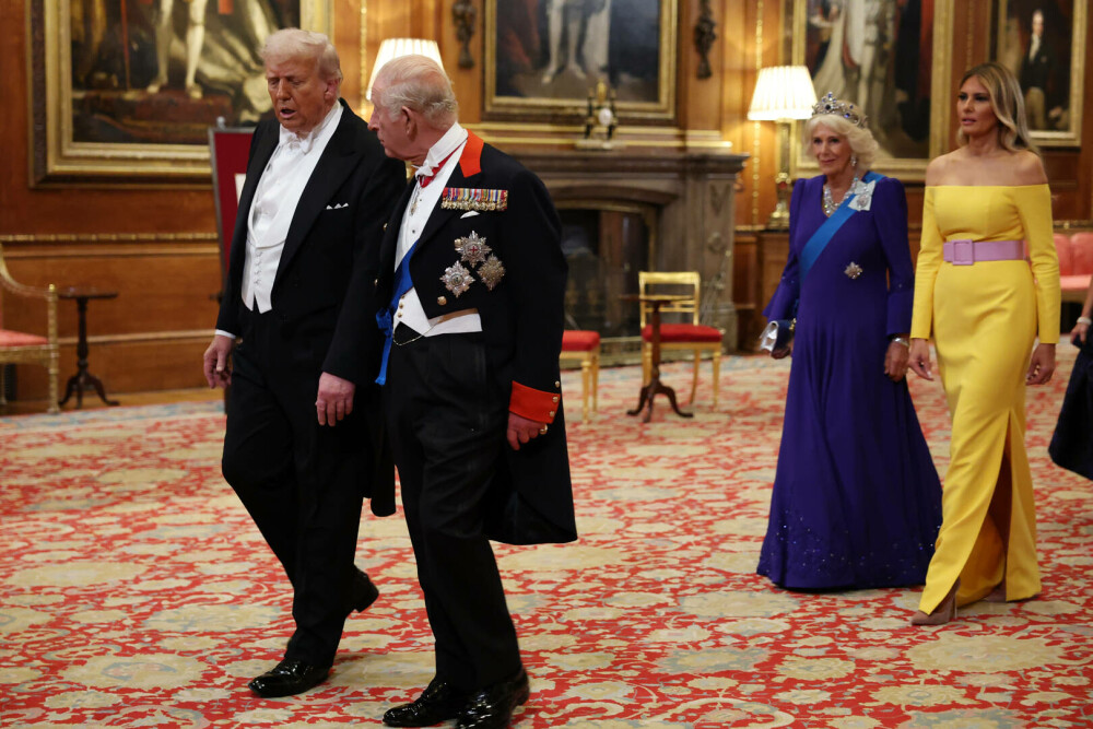 FOTO | Kate Middleton și Melania Trump, apariție memorabilă la Castelul Windsor. Cum au fost surprinse de fotografi - Imaginea 15