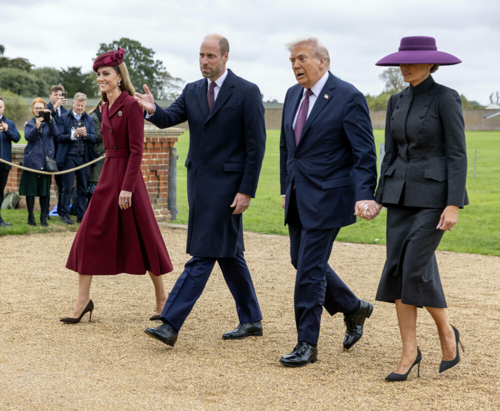 Kate Middleton, apariție elegantă la banchetul de stat din timpul vizitei lui Donald Trump. FOTO - Imaginea 4