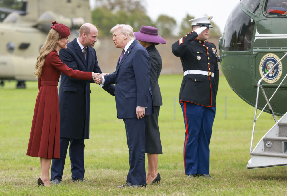 Kate Middleton, apariție elegantă la banchetul de stat din timpul vizitei lui Donald Trump. FOTO - Imaginea 6