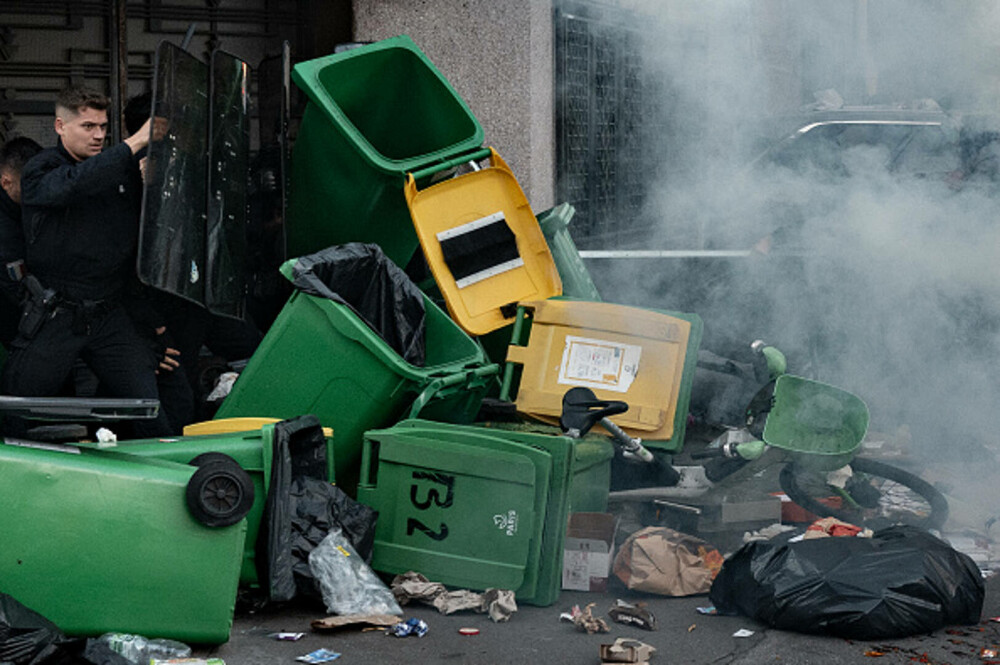 Greva generală paralizează Franța. Sindicatele protestează față de austeritatea bugetară. 
