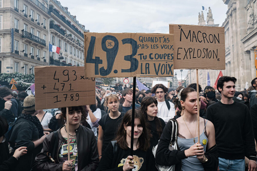 Greva generală paralizează Franța. Sindicatele protestează față de austeritatea bugetară. 