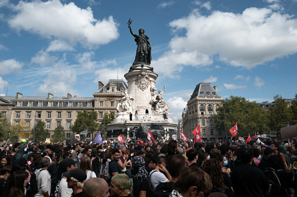Greva generală paralizează Franța. Sindicatele protestează față de austeritatea bugetară. 