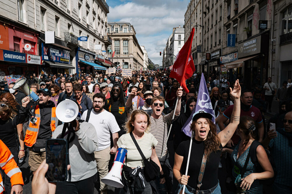 Greva generală paralizează Franța. Sindicatele protestează față de austeritatea bugetară. 