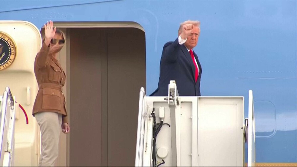 Donald și Melania Trump au părăsit Marea Britanie. Vizita istorică a președintelui SUA, în imagini. GALERIE FOTO - Imaginea 1
