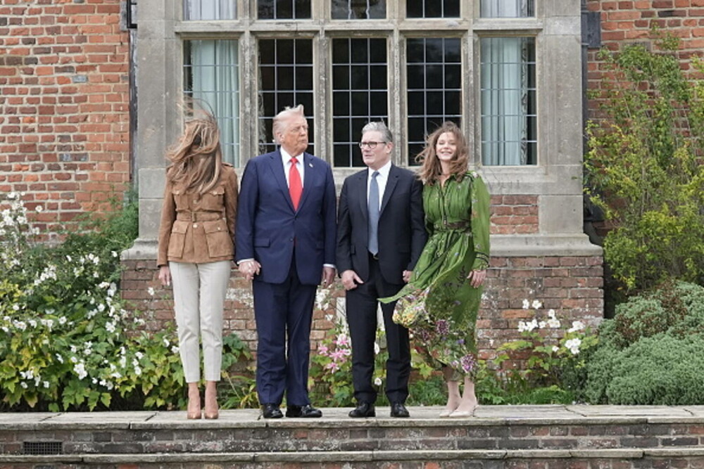 Donald și Melania Trump au părăsit Marea Britanie. Vizita istorică a președintelui SUA, în imagini. GALERIE FOTO - Imaginea 4