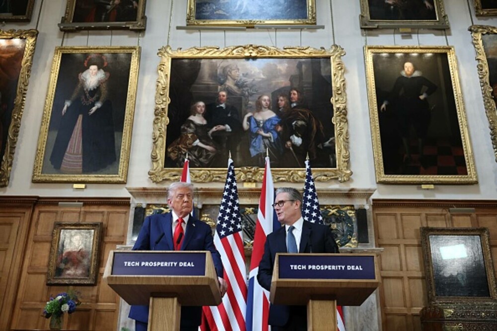 Donald și Melania Trump au părăsit Marea Britanie. Vizita istorică a președintelui SUA, în imagini. GALERIE FOTO - Imaginea 7