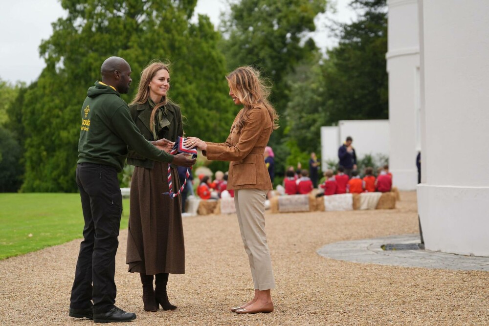 FOTO | Kate Middleton și Melania Trump, apariție memorabilă la Castelul Windsor. Cum au fost surprinse de fotografi - Imaginea 14