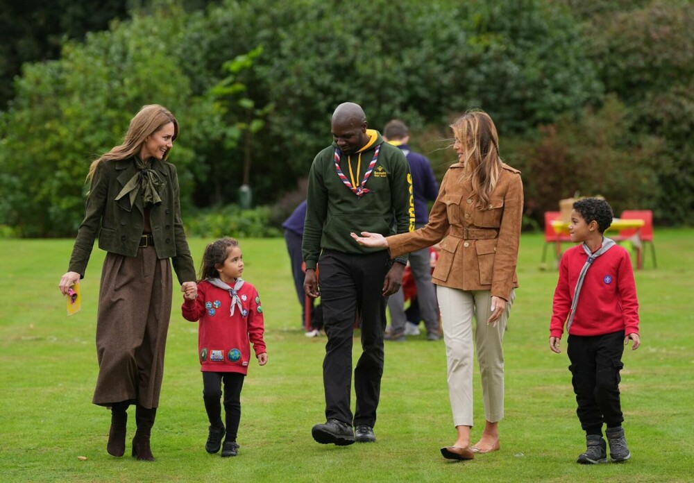 FOTO | Kate Middleton și Melania Trump, apariție memorabilă la Castelul Windsor. Cum au fost surprinse de fotografi - Imaginea 2
