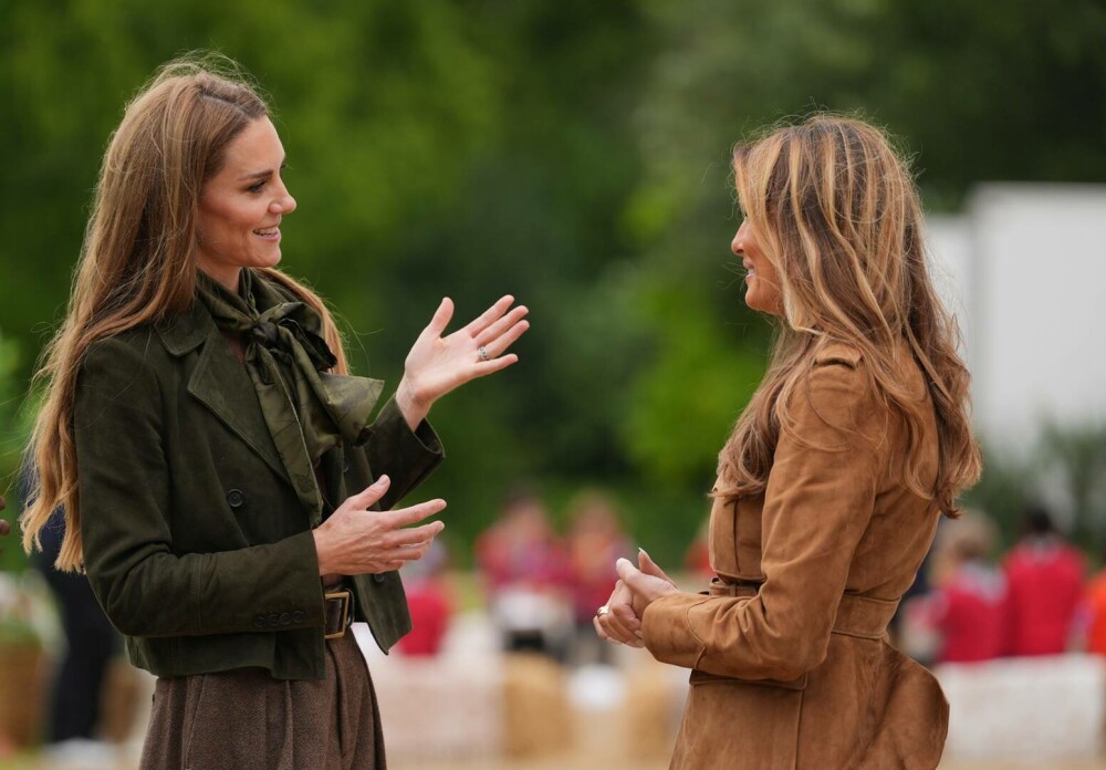 FOTO | Kate Middleton și Melania Trump, apariție memorabilă la Castelul Windsor. Cum au fost surprinse de fotografi - Imaginea 4