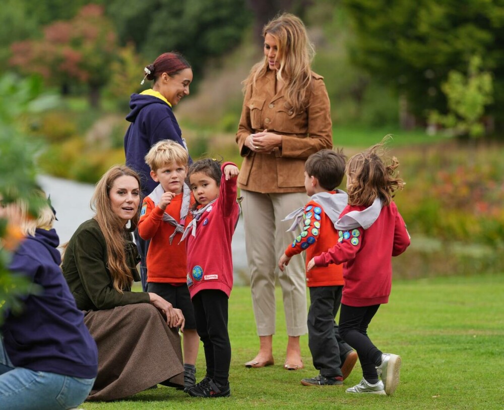 FOTO | Kate Middleton și Melania Trump, apariție memorabilă la Castelul Windsor. Cum au fost surprinse de fotografi - Imaginea 6