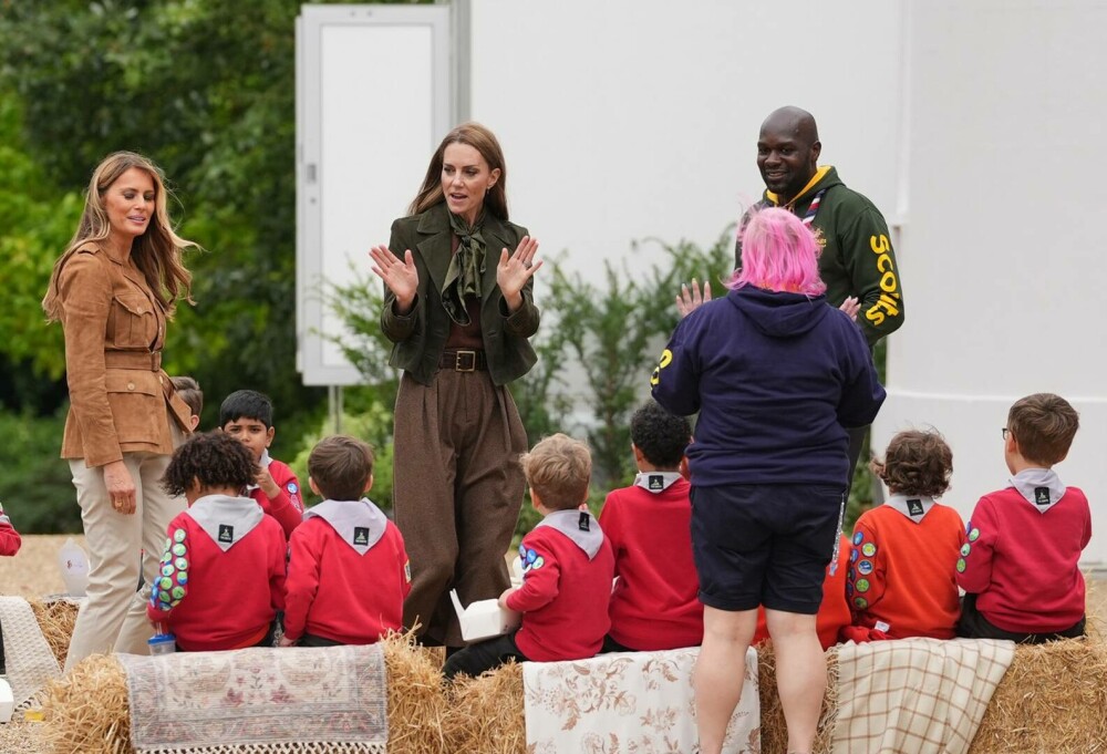 FOTO | Kate Middleton și Melania Trump, apariție memorabilă la Castelul Windsor. Cum au fost surprinse de fotografi - Imaginea 9