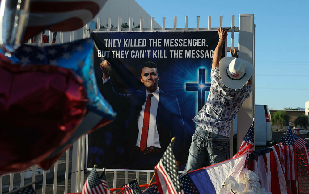 Trump, discurs electoral la comemorarea lui Charlie Kirk. A declarat că își „urăște” adversarii și a vorbit despre autism - Imaginea 12