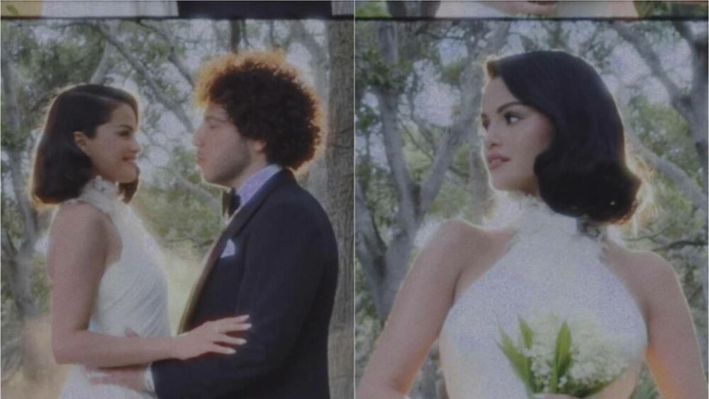 Selena Gomez și Benny Blanco, imagini noi de la nuntă. Câte rochii a avut artista. GALERIE FOTO - Imaginea 1