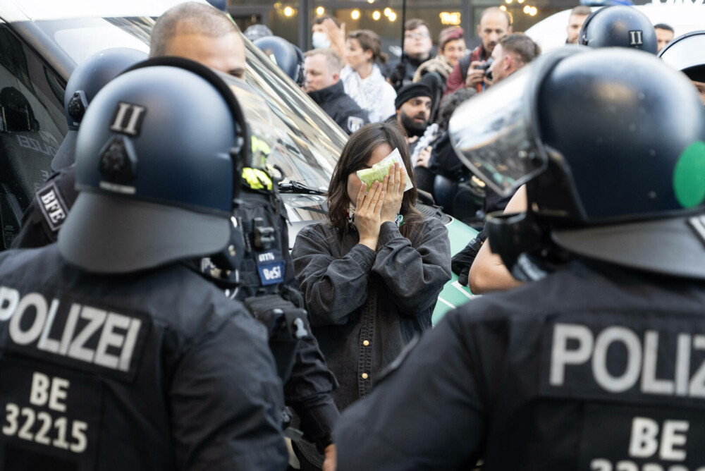 Zeci de mii de oameni au cerut la Berlin sfârşitul Războiului din Fâşia Gaza. „Hrana și apa sunt drepturi ale omului”. FOTO - Imaginea 15