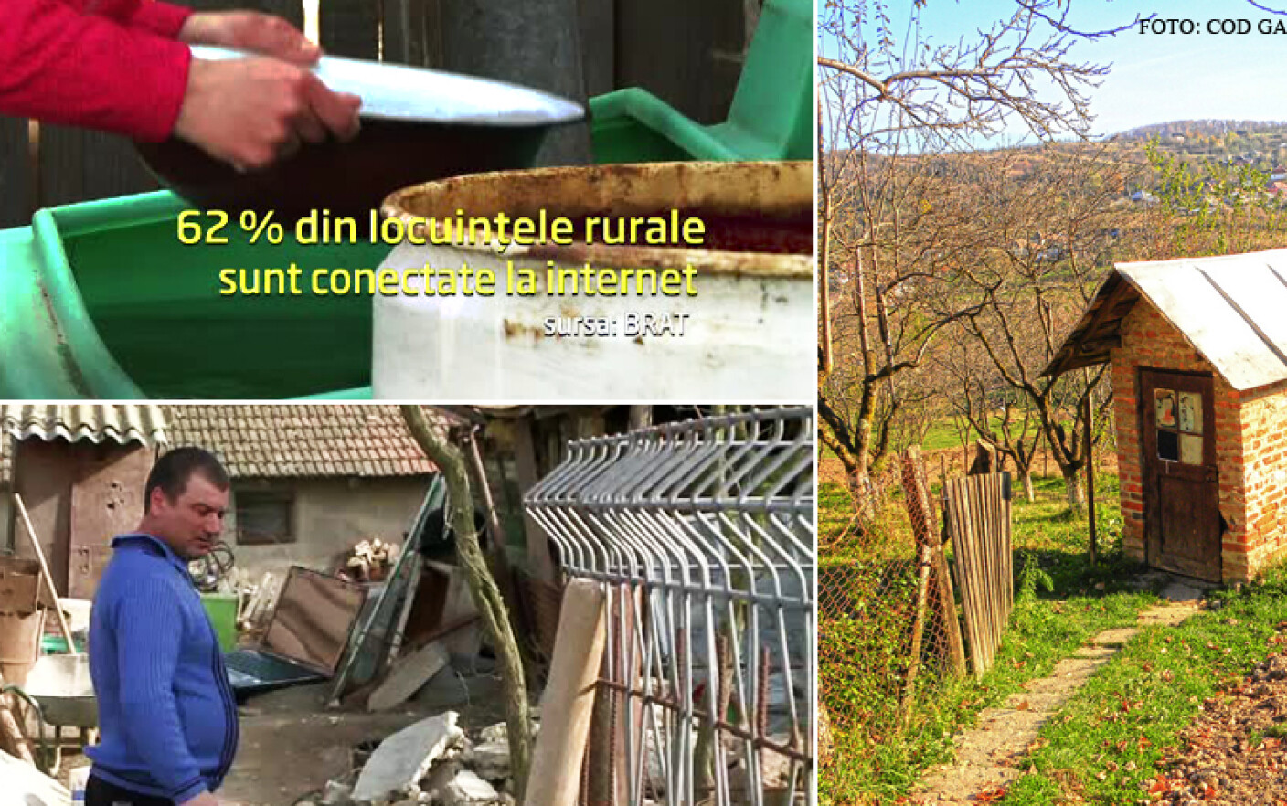 Romani cu superviteza la Internet si WC in fundul curtii. In 3 ani ...