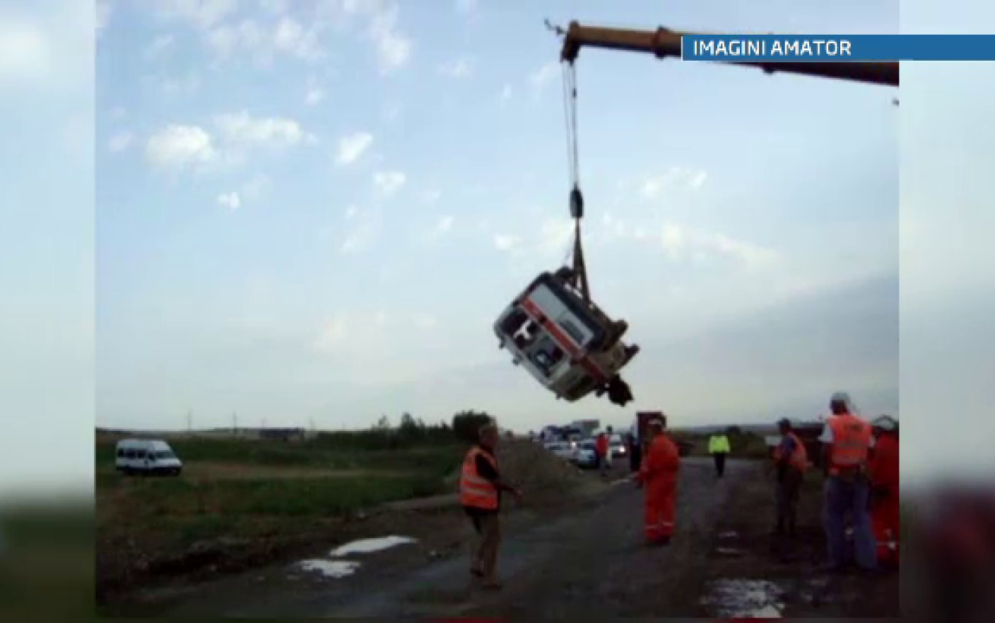 Ce inseamna DRUM EUROPEAN in Romania o ambulanta a nimerit intro rapa