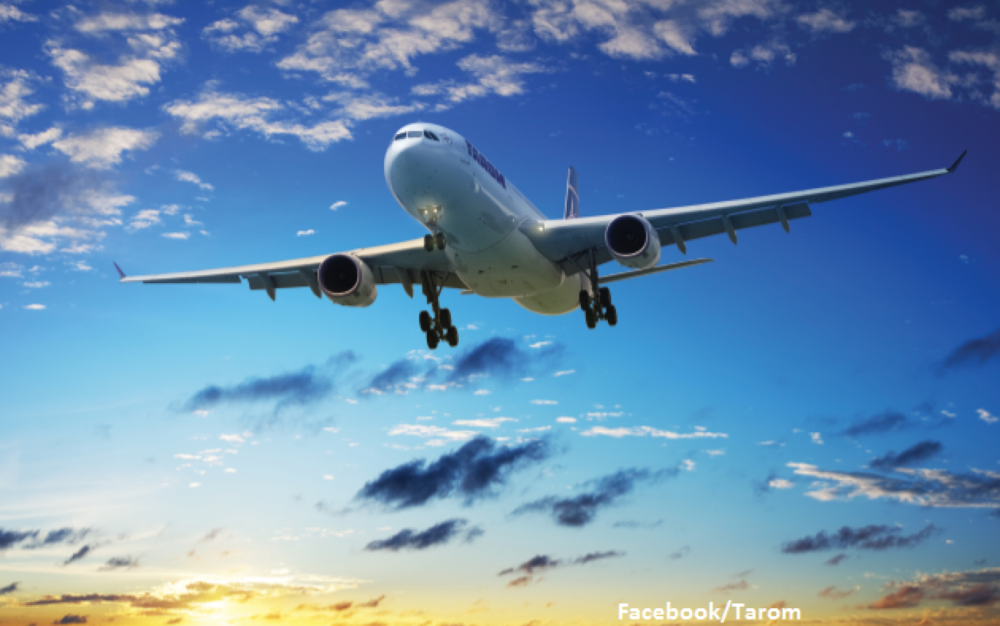 O aeronava Tarom care circula de la Frankfurt la Bucuresti a aterizat