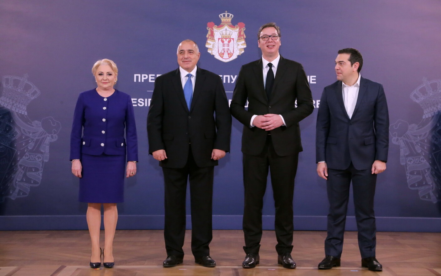 Aleksandar Vucic, Boico Borisov, Alexis Tsipras, Viorica Dancila