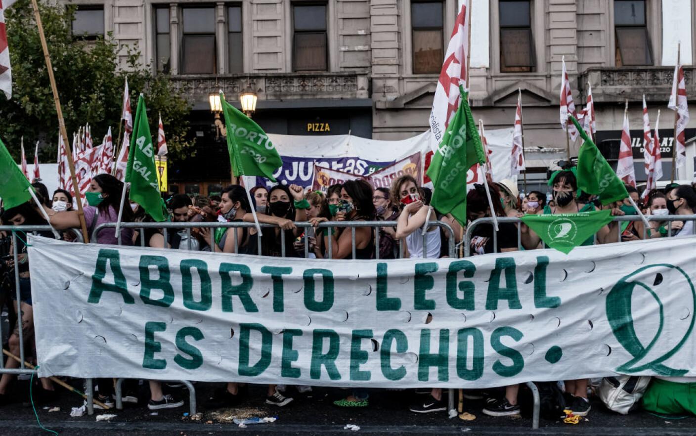 Manifestatii pentru legalizarea avortului în Argentina