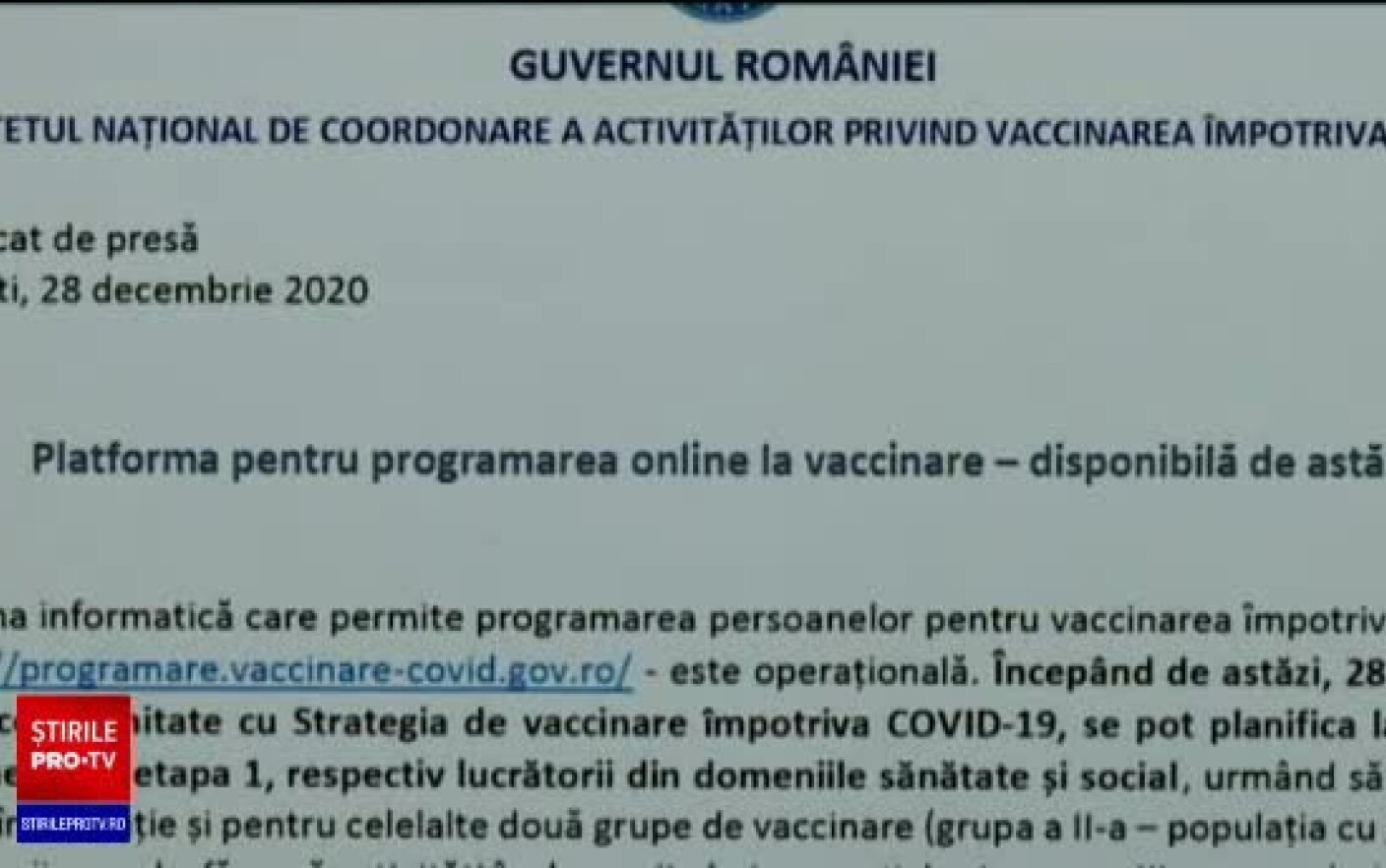 Peste 10 200 De Romani S Au Vaccinat PanÄƒ Acum Impotriva Covid 19 Cum Se Face Programarea La Vaccin Stirileprotv Ro