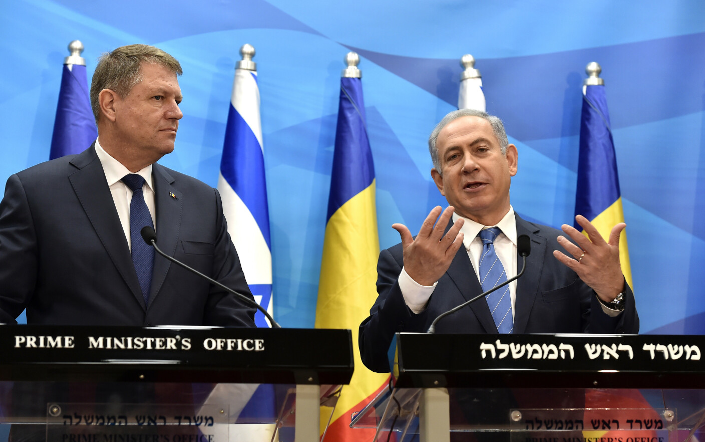 Klaus Iohannis, Benjamin Netanyahu