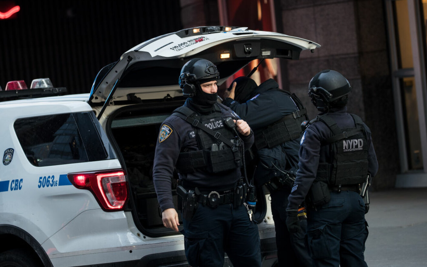 echipa SWAT a politiei din new york