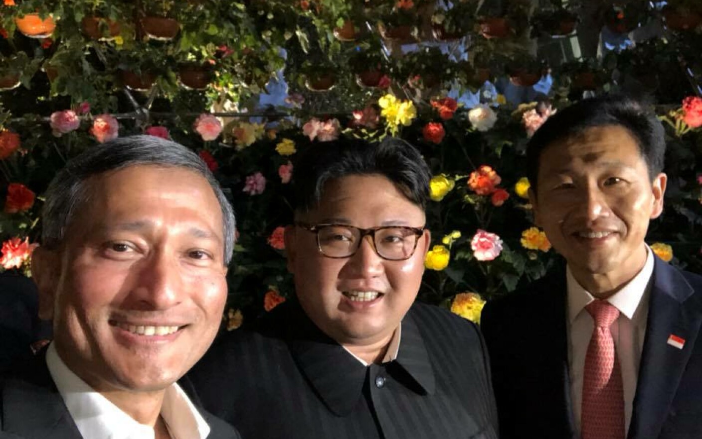 selfie cu Kim Jong-Un