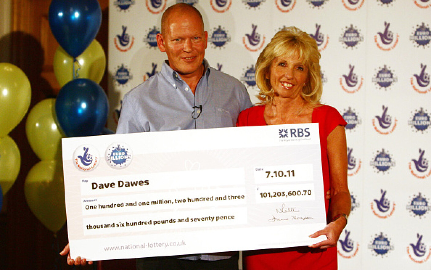 castigatori loterie David și Angela Dawes