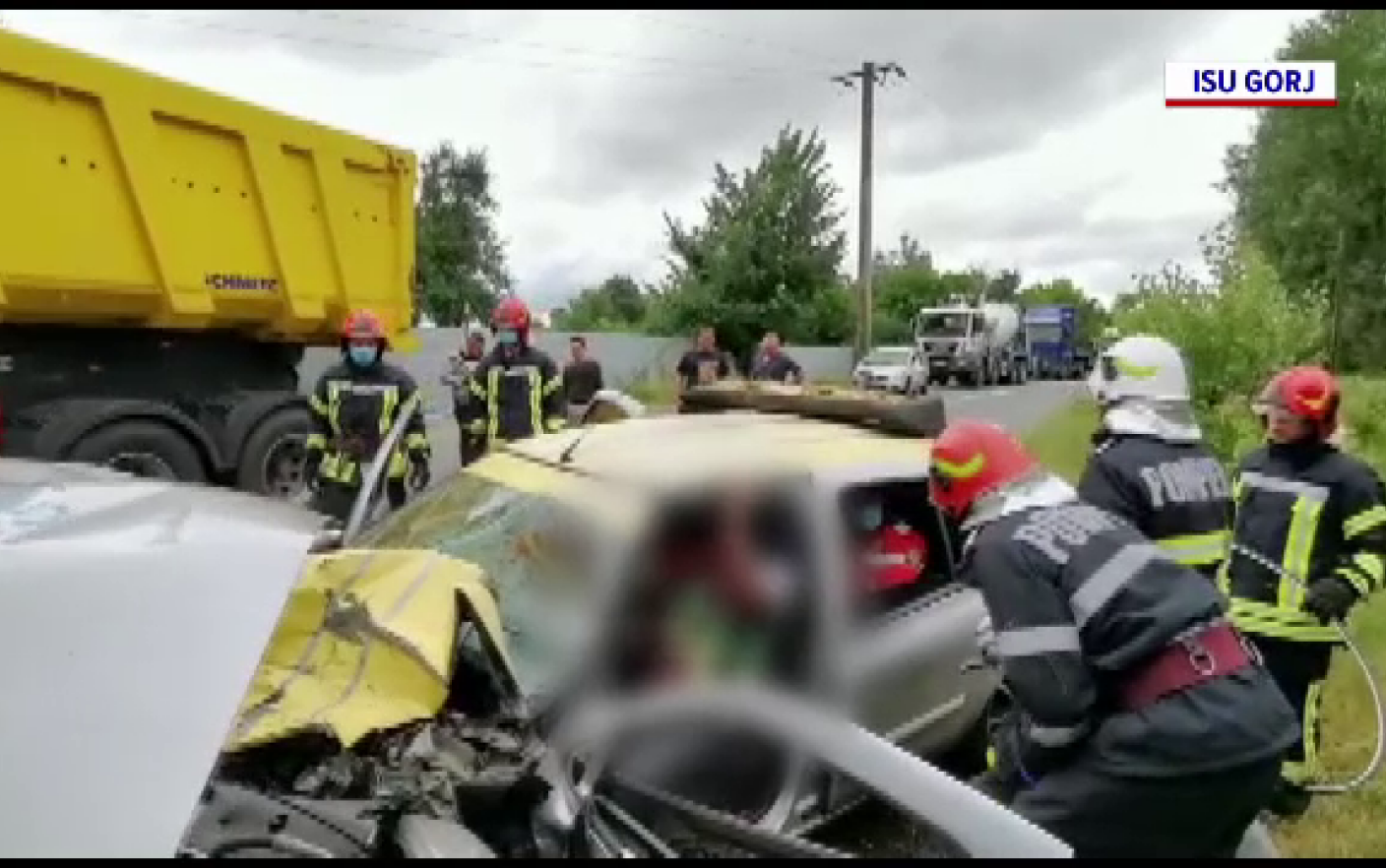 Accident cu doi răniți în Târgu Jiu provocat de un taximetrist Cum s