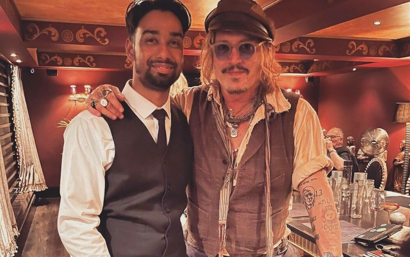 Johnny Depp mancare indiana