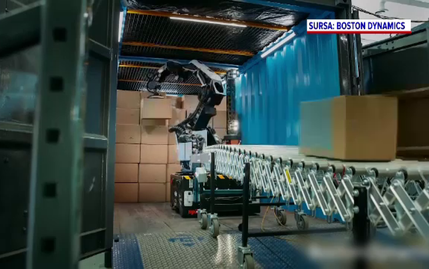 An American company has introduced a new robot, which can take over some of the tasks of employees