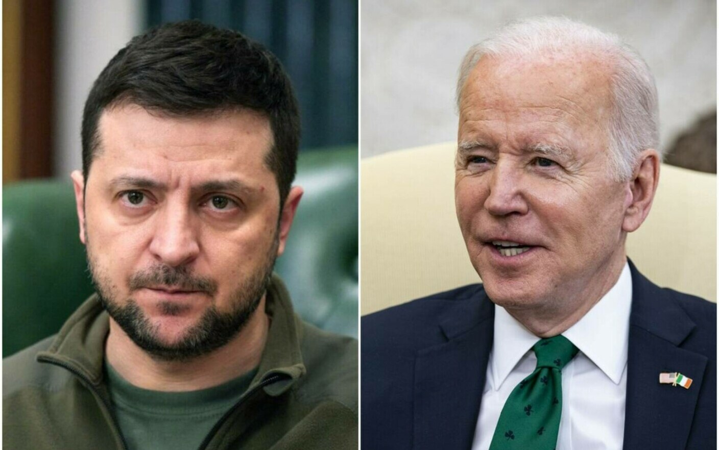 Volodimir Zelenski, Joe Biden