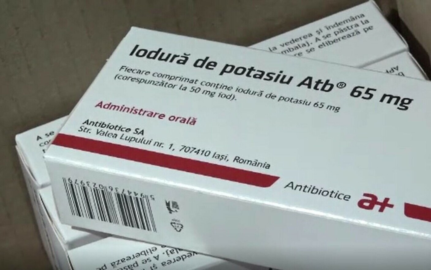 Antibiotice Iași a fabricat 30 de milioane de comprimate de iodură de potasiu. Unde au ajuns cele mai multe dintre pastile