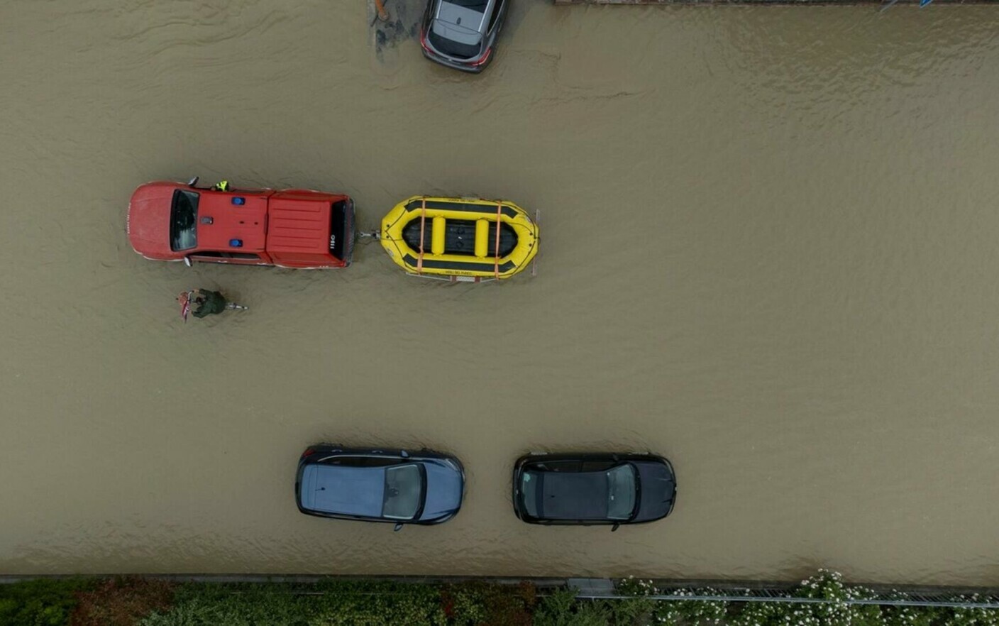 Codice rosso mantenuto nella regione Emilia-Romagna.  Sono tornate le piogge nel nord-est Italia