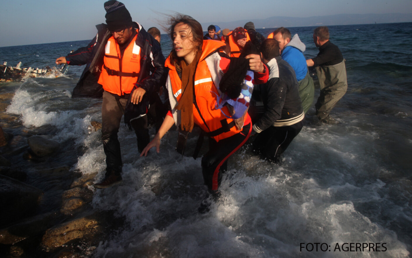 refugiati veniti pe mare