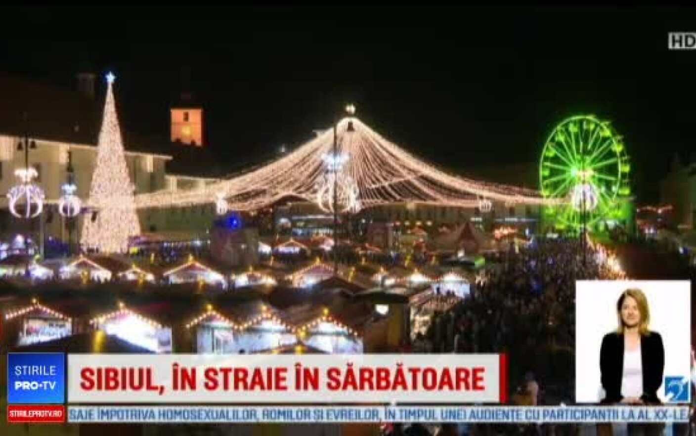 Atmosferă De Basm La Targul De Crăciun Din Sibiu Impresia Unor