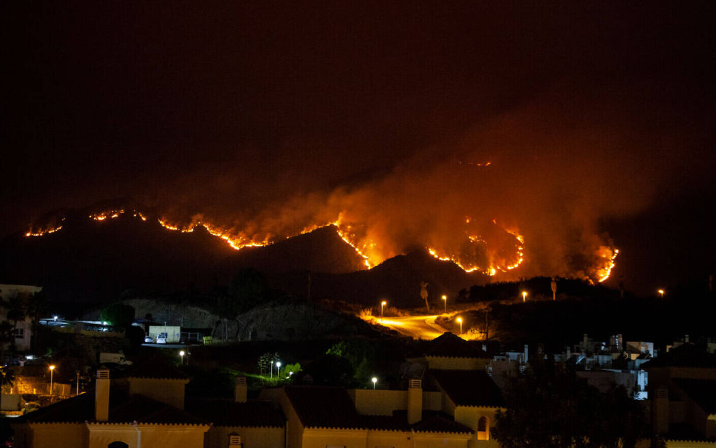 Incendiu de vegetație în Spania